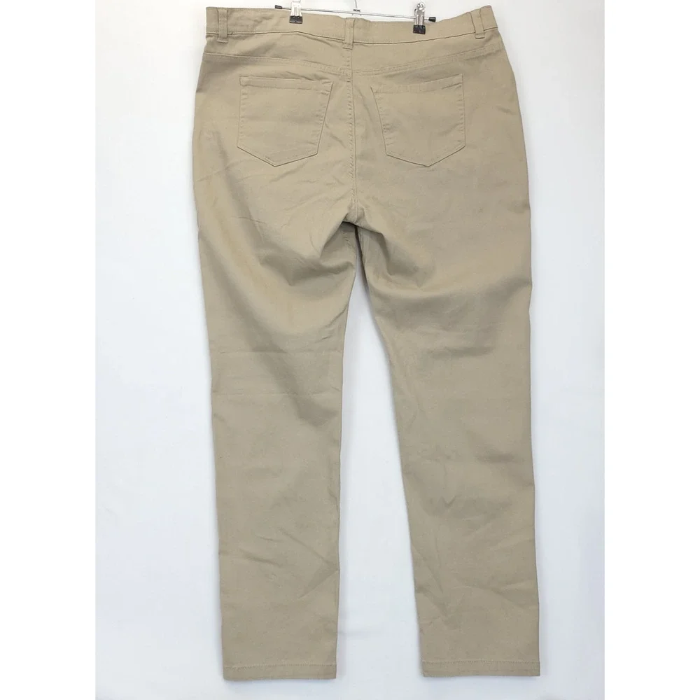 Silver Jeans Co Ashton 1349 Chino Pants Men 36 Beige Causal Khakis Everyday - Picture 2 of 13